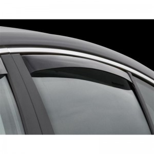 Volvo S60 2011-2016 - Дефлекторы окон, задние, темные. (WeatherTech)