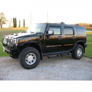 Hummer H2 2003-2009 - Дефлекторы окон, 4 шт, темные. AVS.