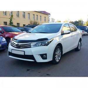 Toyota Corolla 2013-2016 - Дефлектор капота, темный, EGR.