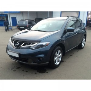 Nissan Murano 2009-2014 - Дефлектор капота, темный, EGR.