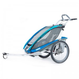 Thule Chariot CX 1 Blue + набор колес.