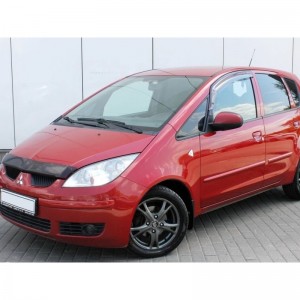 Mitsubishi Colt 2004-2008 - Дефлектор капота, темный, EGR.