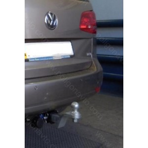 Фаркоп VOLKSWAGEN Touran 2010-2015 быстросъемный Полигон Авто