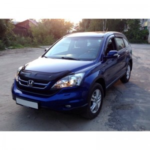 Honda CR-V 2010-2012 - Дефлектор капота, темный. EGR.