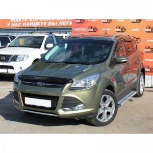 Ford Kuga 2013-2016 - Дефлектор капота, темный. EGR.
