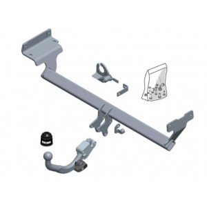 ФАРКОП Nissan Qashqai 2013- быстросъемный Brink (Thule) 597500