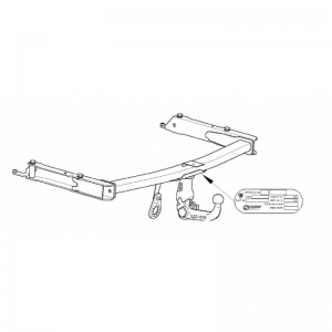 ФАРКОП AUDI A6 Allroad 2006-12 быстросъемный Westfalia 305309600001