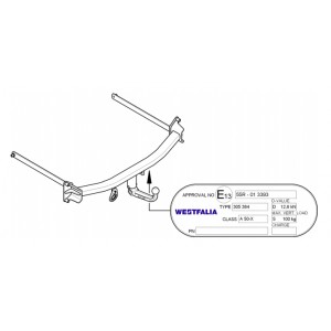ФАРКОП AUDI A8  быстросъемный Westfalia 305384600001