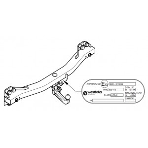 ФАРКОП AUDI Q7 2006-15 быстросъемный Westfalia 305415600001