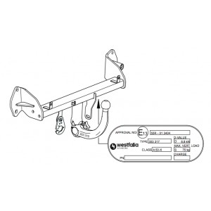 ФАРКОП BMW 1-ser. F21 быстросъемный Westfalia 303317600001
