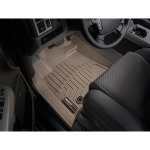 Коврики салона передние Toyota Sequoia с 2012  WeatherTech 454081, Бежевые 