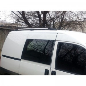 Рейлинги хромированные для Peugeot Expert 1996-2007гг. с металлическими опорами
