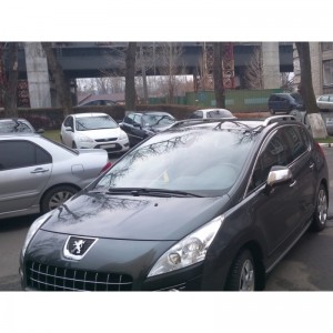 Рейлинги Skyport Grey для Peugeot 3008 2008-2016гг.