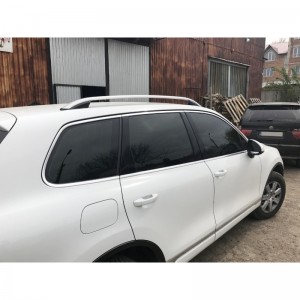 Рейлинги Skyport (серый мат) для Volkswagen Touareg 2010-2018