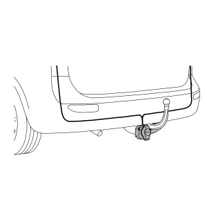 Комплект электрики фаркопа Westfalia 314386300113 Chevrolet Orlando