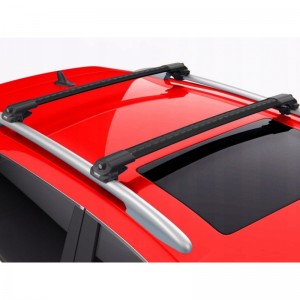 Багажник для авто с рейлингами Turtle Air 1 Black