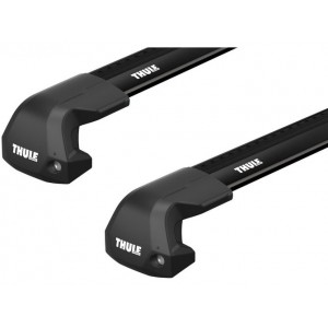 Багажник в штатные места на рейлинге Thule Wingbar Edge Black для Toyota Highlander 2019-