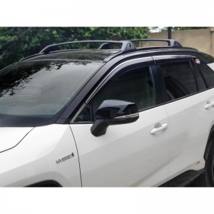 Багажник OEM под оригинал на TOYOTA RAV 4 2019 -, с штатными местами в интегрированных рейлингах
