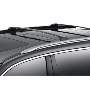 Багажник OEM под оригинал на Acura MDX 2014- Black, с штатными местами в интегрированных рейлингах