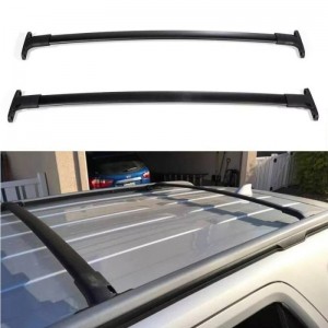 Багажник OEM под оригинал на Ford Explorer 2016-2019 Black, с штатными местами в интегрированных рейлингах