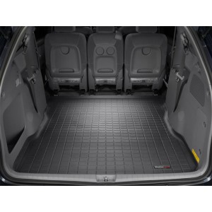 Коврик багажника WeatherTech 40243 Toyota Sienna 2003-2010, Черный до второго ряда