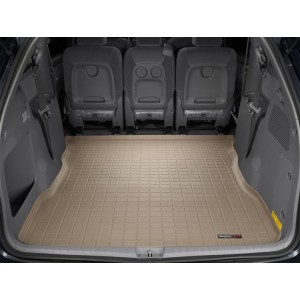 Коврик багажника WeatherTech 41243 Toyota Sienna 2003-2010, Бежевый до второго ряда