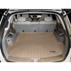 Коврик багажника WeatherTech  41420 Acura MDX 2007-2013, Бежевый до 2-го ряда