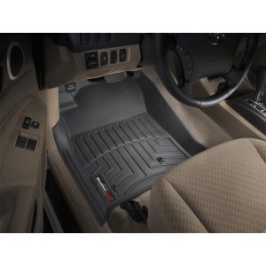 Коврики салона WeatherTech Toyota Tacoma 2005-2011 Double Cab, Черные С двуми фиксаторами