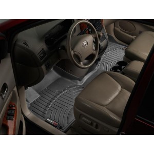 Коврики салона Toyota Sienna 2003-2010 WeatherTech 443181-440872 , Черные 1+2 ряд