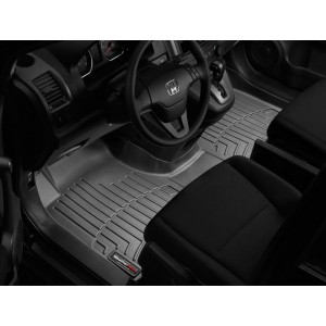 Коврики салона WeatherTech Honda CR-V 2007-2012, Черные 1+2 ряд. Передний ряд цельный