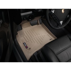 Коврики салона Porsche Cayenne 2002-10 WeatherTech 45045-1-2 , Бежевые