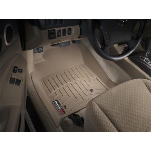 Коврики салона WeatherTech Toyota Tacoma 2005-2011 Double Cab, Бежевые С двуми фиксаторами