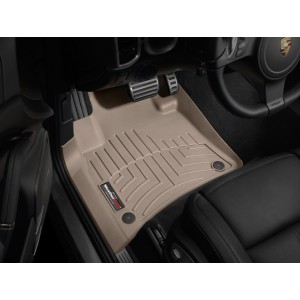 Коврики салона передние Porsche Cayenne 2011- WeatherTech 453331, Бежевые