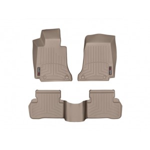 Коврики салона WeatherTech Mercedes C-Class W205 2015-, Бежевые