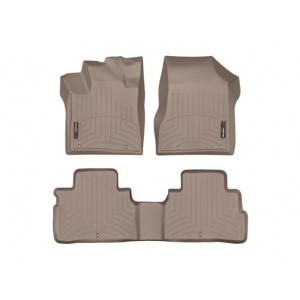 Коврики салона Nissan Murano 2015- WeatherTech 45756-1-2 , Бежевые