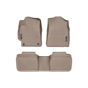 Коврики салона Toyota Camry V50 2015- WeatherTech 457881-454002 , Бежевые
