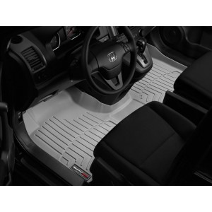 Коврики салона WeatherTech Honda CR-V 2007-2012, Серые 1+2 ряд. Передний ряд цельный