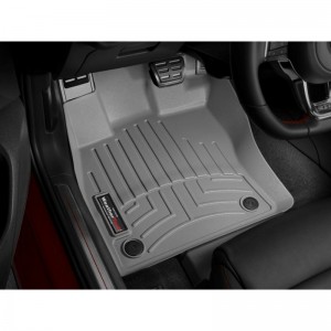Коврики салона Volkswagen Golf 2013- WeatherTech 46496-1-2, Серые