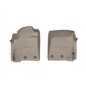 Коврики салона передние WeatherTech 454231 Toyota Land Cruiser 200 2012-, Бежевые