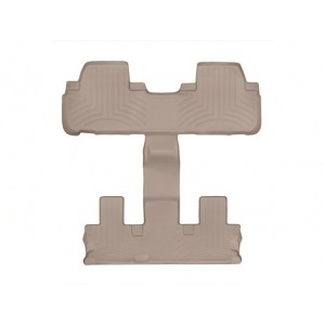 Коврики салона 2-й и 3-й ряд Toyota Highlander 2014- WeatherTech 456324 , бежевые