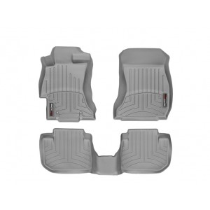 Коврики салона Subaru XV Crosstrek 2013- WeatherTech  46439-1-2 , серые