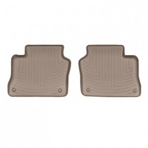 Коврики салона задние Porsche Panamera 2009- WeatherTech 452572, Бежевые