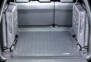 Коврик багажника WeatherTech 42124 Toyota Land Cruiser 100, Серый для авто с откидным сиденьем