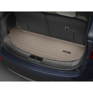 Коврик багажника WeatherTech 41609 Hyundai Santa Fe 2012-, Бежевый до третьего ряда