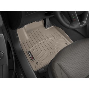 Коврики салона WeatherTech Hyundai Santa Fe 2012-, Бежевые
