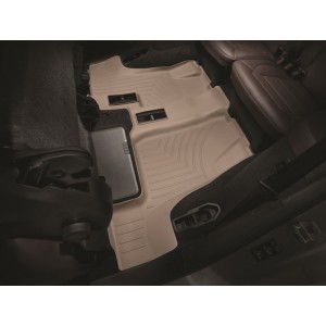 Коврики салона  Mercedes GL-Class X166 2012- WeatherTech 454013, 3-й ряд, бежевый