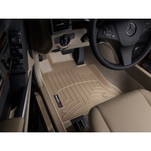 Коврики салона Mercedes GLK-Class X204 2013- WeatherTech 455011-452102 , Бежевые