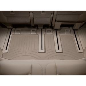 Коврики салона Nissan Pathfinder 2013-WeatherTech 454453 , 3-й ряд, бежевый