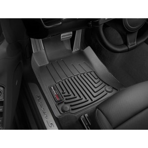 Коврики салона Porsche Panamera 2009- WeatherTech 44257-1-2 , Черные