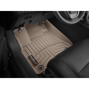 Коврики салона передние Toyota Highlander 2014- WeatherTech 456321, Бежевые